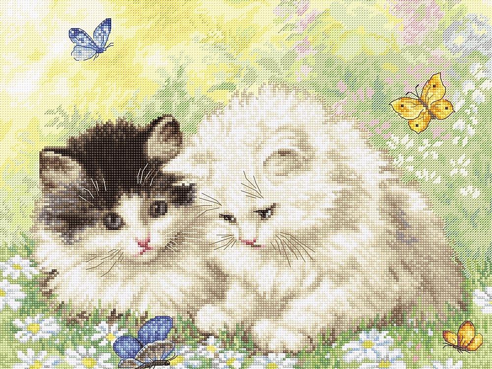 Cross Stitch Kit LetiStitch - Summer play time, Leti954 - HobbyJobby