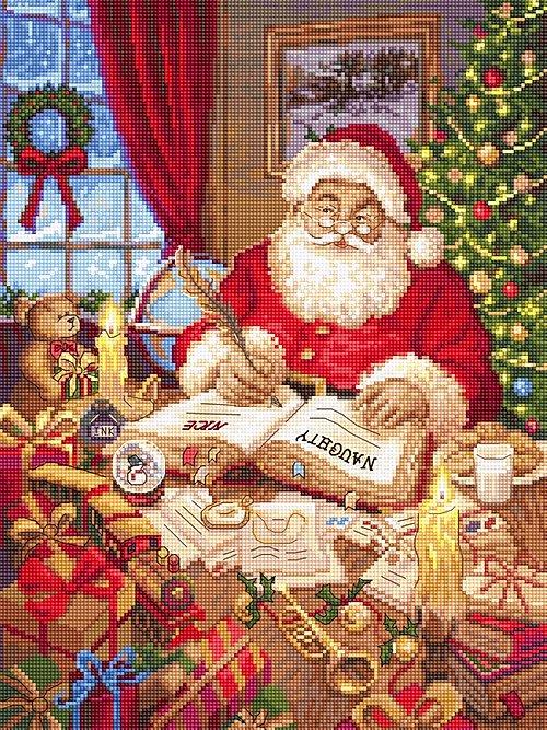 Cross Stitch Kit LetiStitch - The list of naughty and nice, Leti951 - HobbyJobby