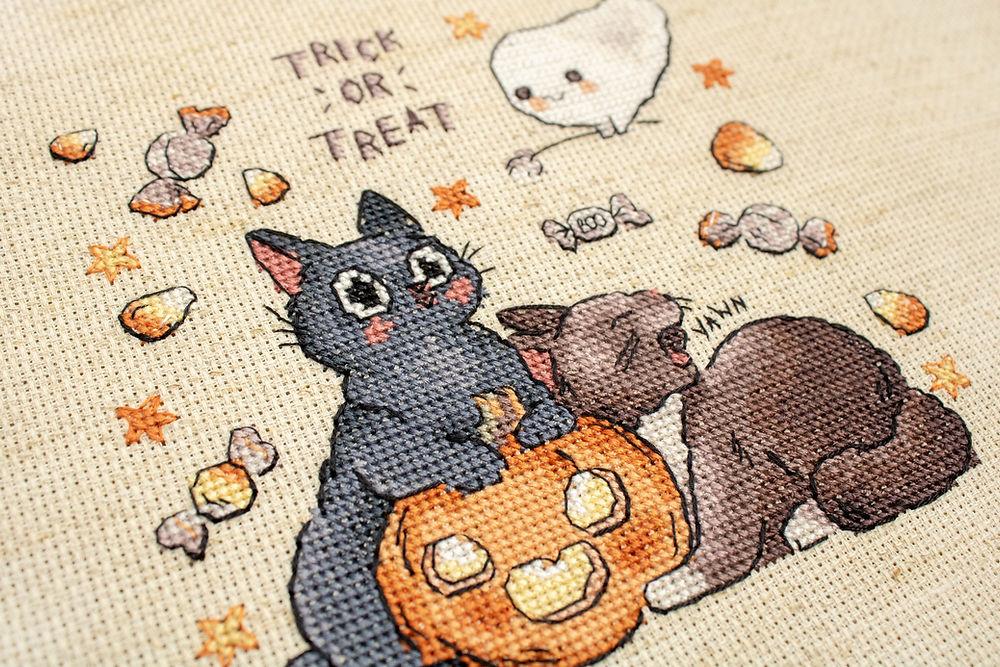 Cross Stitch Kit LETISTITCH - Trick Or Treat, L8815 Cross Stitch Kits - HobbyJobby