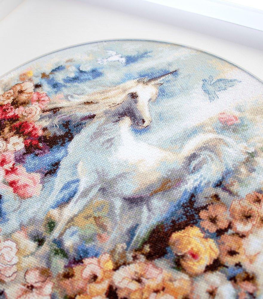 Cross Stitch Kit LetiStitch - Unicorn, Leti903 - HobbyJobby