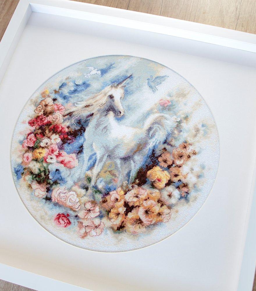 Cross Stitch Kit LetiStitch - Unicorn, Leti903 - HobbyJobby