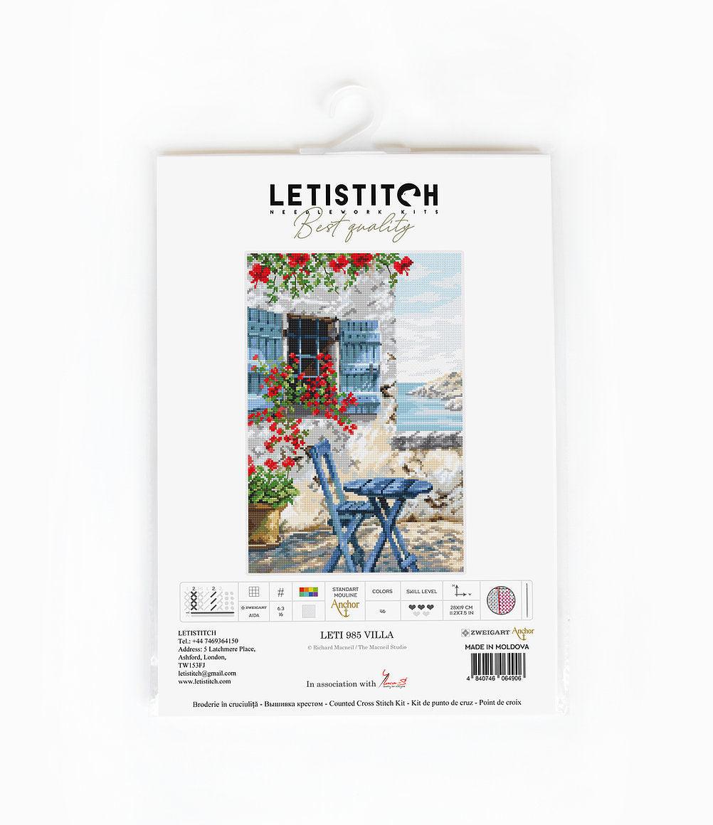 Cross Stitch Kit LetiStitch - VILLA - HobbyJobby