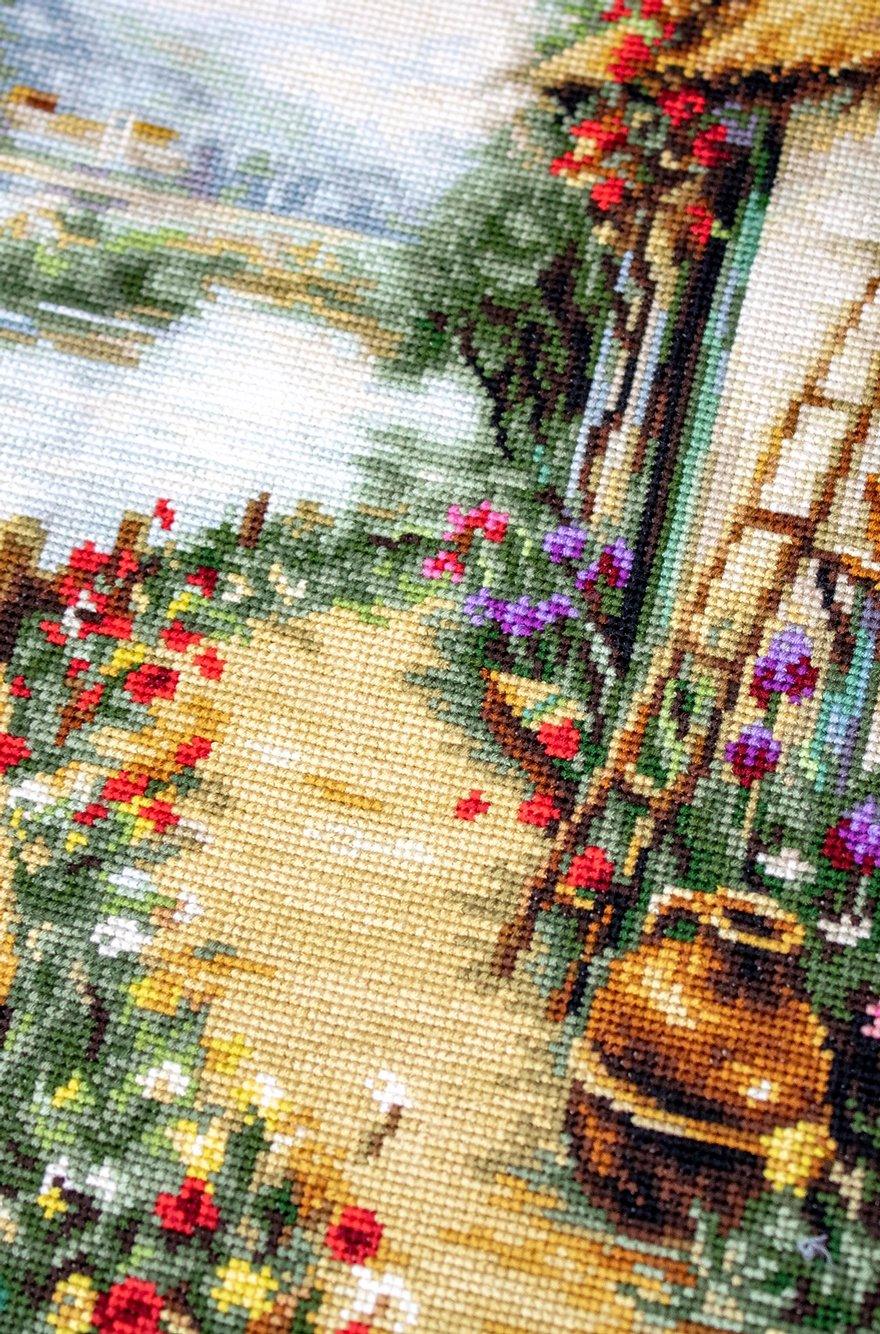 Cross Stitch Kit Luca-S - Along the River, B581 - Luca-S