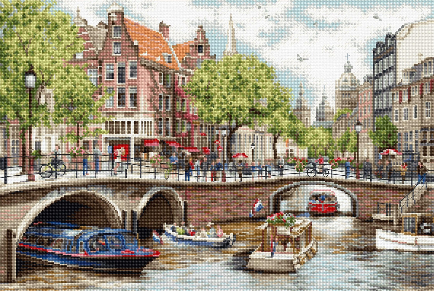 Cross Stitch Kit Luca-S - Amsterdam, BU5005 - Luca-S