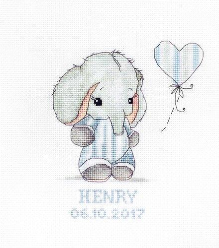 Cross Stitch Kit Luca-S - Baby Boy, B1134 - Luca-S