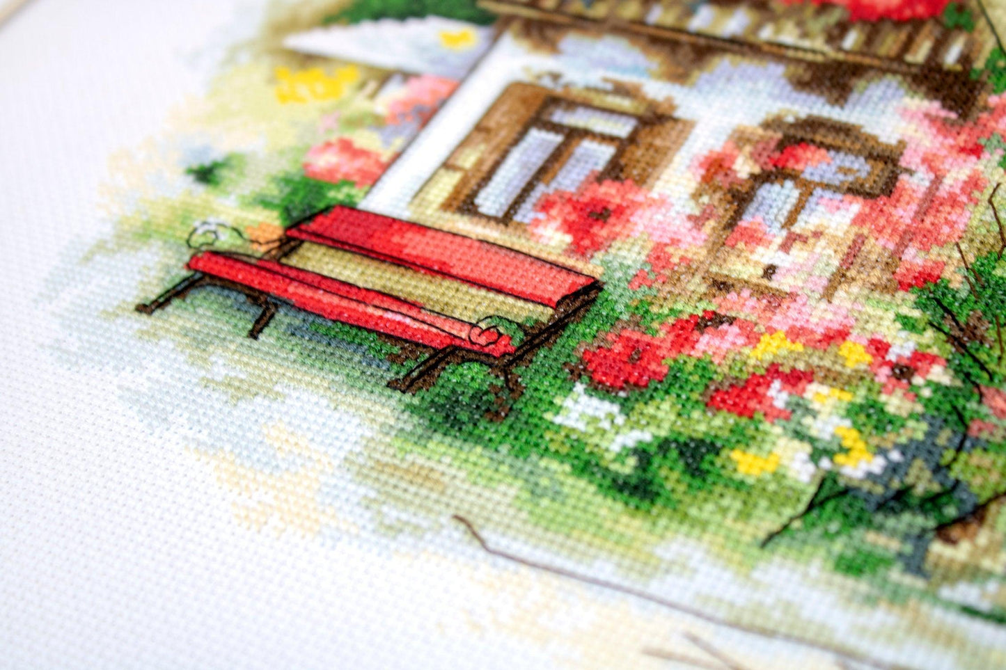 Cross Stitch Kit Luca-S - Beautiful Country House, BU4005 - Luca-S Cross Stitch Kits