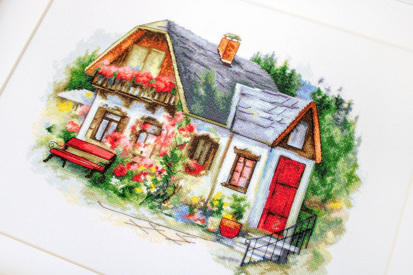 Cross Stitch Kit Luca-S - Beautiful Country House, BU4005 - Luca-S Cross Stitch Kits