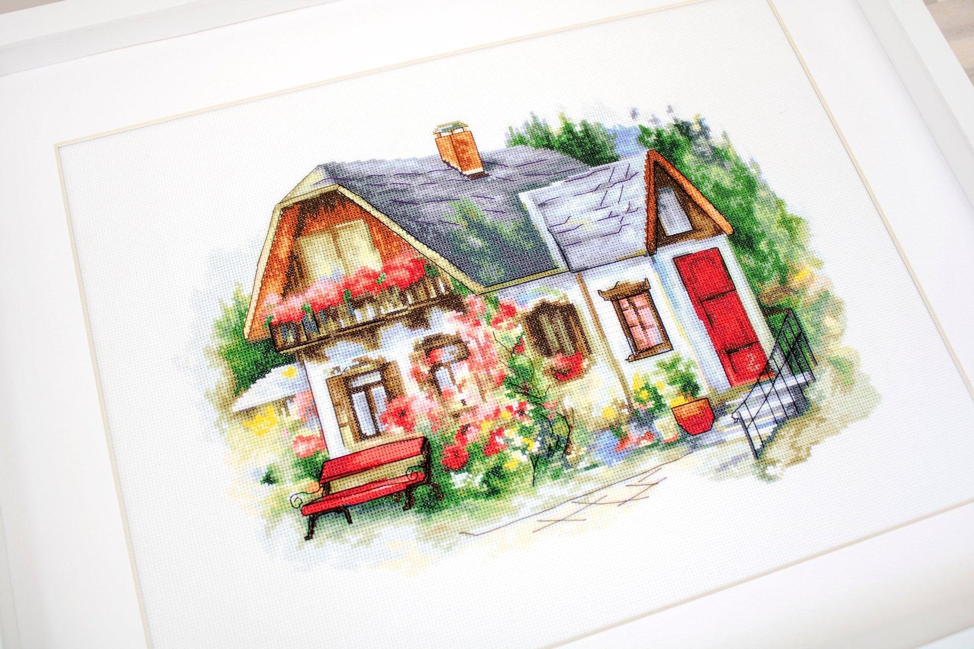 Cross Stitch Kit Luca-S - Beautiful Country House, BU4005 - Luca-S Cross Stitch Kits