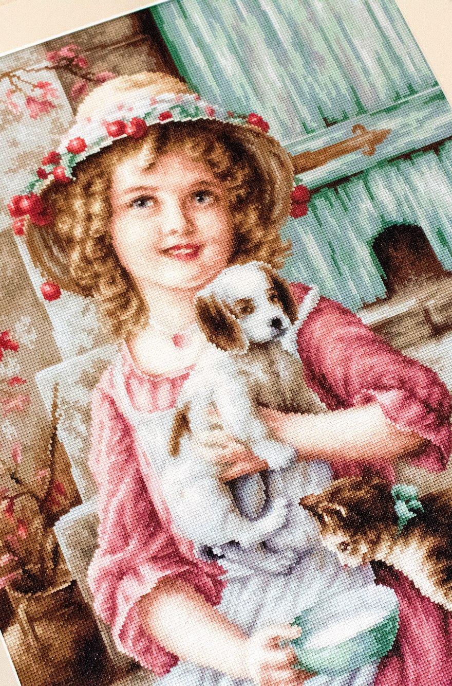 Cross Stitch Kit Luca-S - Best Friends, B518 - Luca-S Cross Stitch Kits