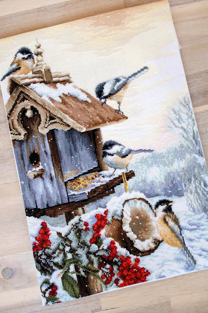 Cross Stitch Kit Luca-S - Bird House, BU4021 - Luca-S Cross Stitch Kits