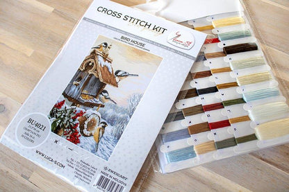 Cross Stitch Kit Luca-S - Bird House, BU4021 - Luca-S Cross Stitch Kits
