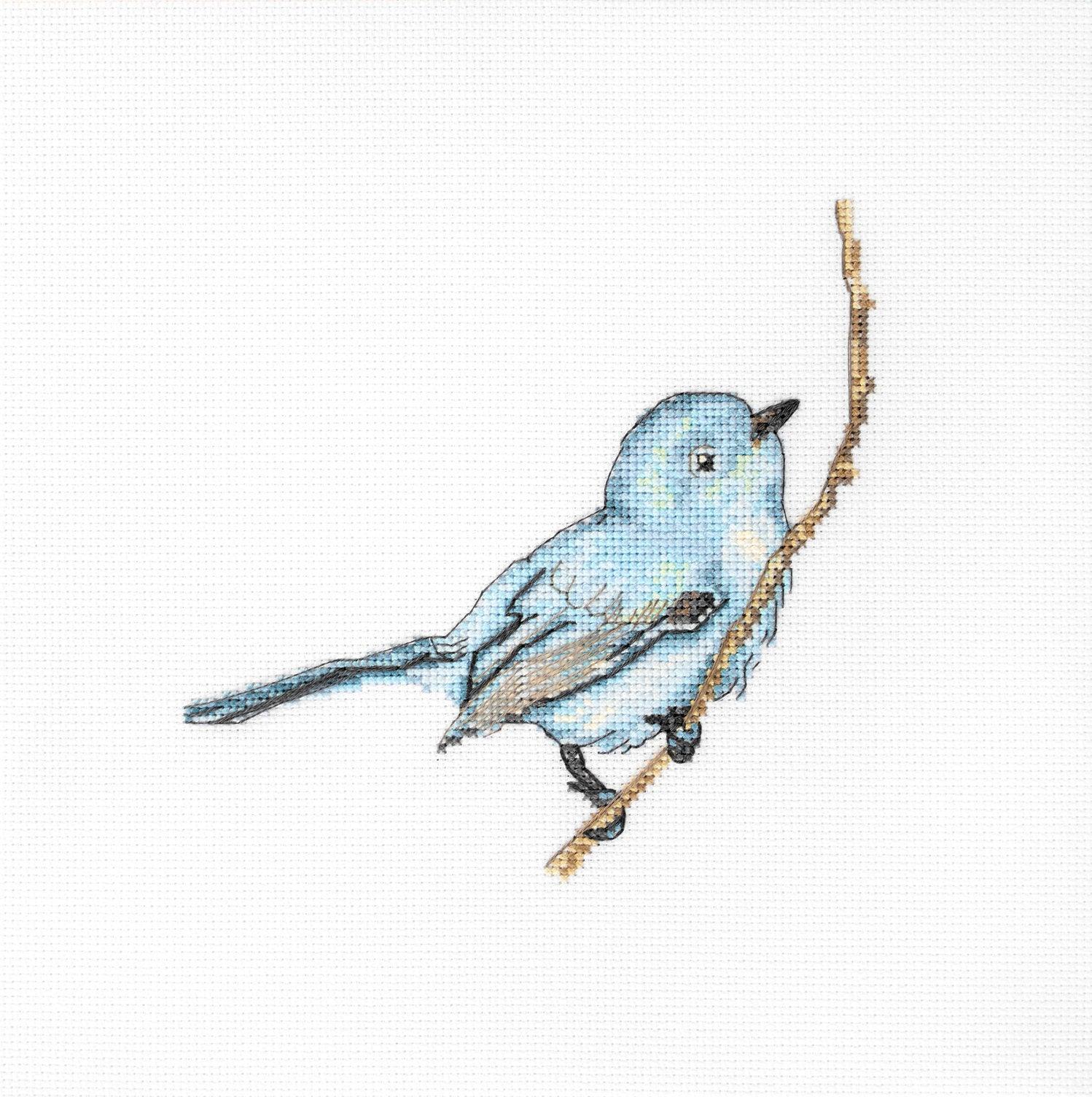 Cross Stitch Kit Luca-S - Blue Bird, B1158 - Luca-S