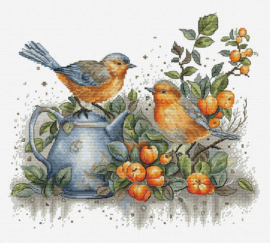 Cross Stitch Kit Luca-S - BU5031 Song of The Birds