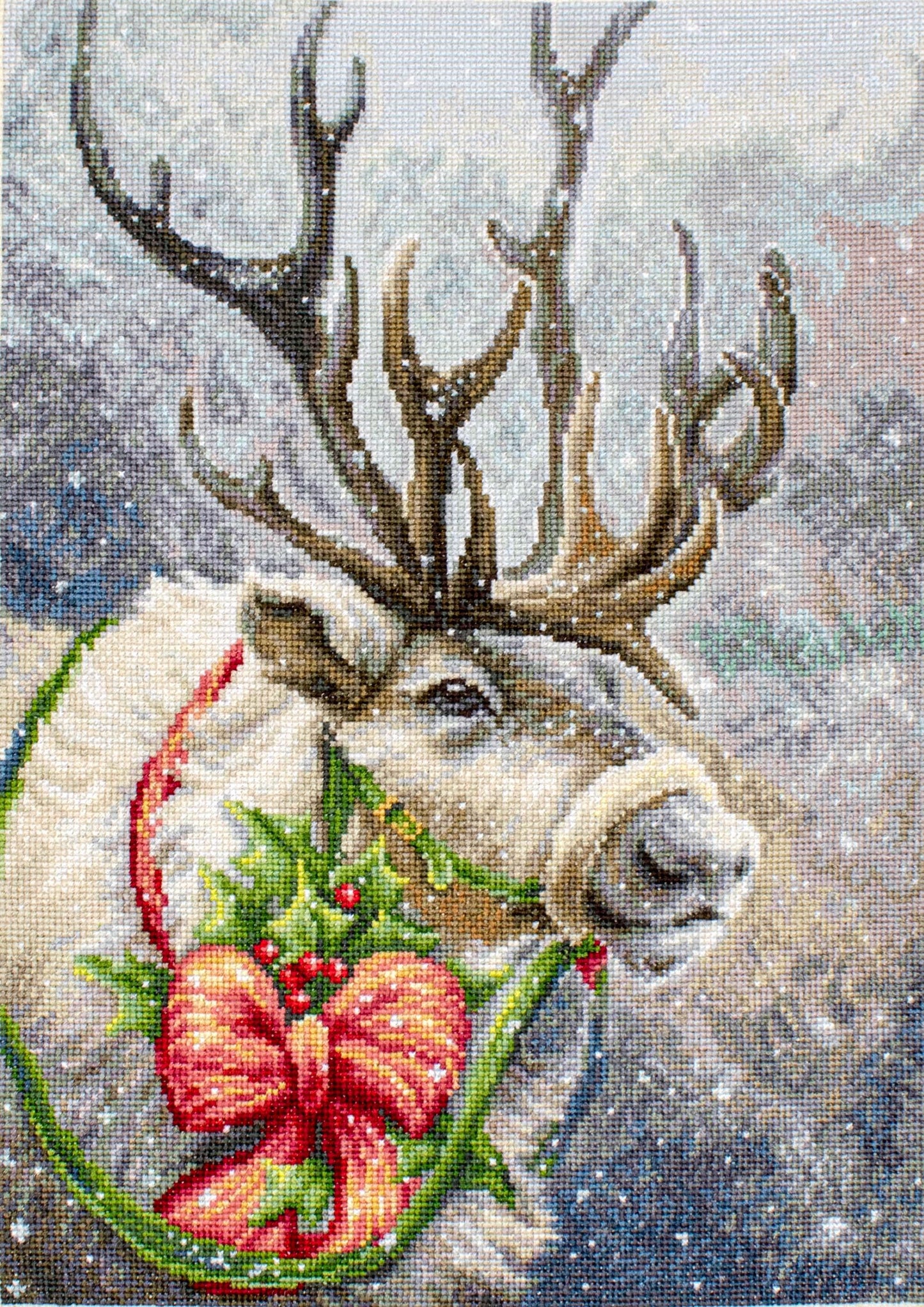 Cross Stitch Kit Luca-S - Christmas Deer, B598 - Luca-S Cross Stitch Kits