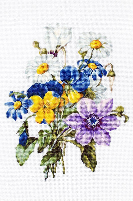 Cross Stitch Kit Luca-S - Flower Bouquet, B2348 - Luca-S