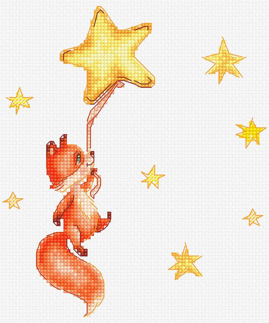 Cross Stitch Kit Luca-S - Fox (No.2) - HobbyJobby