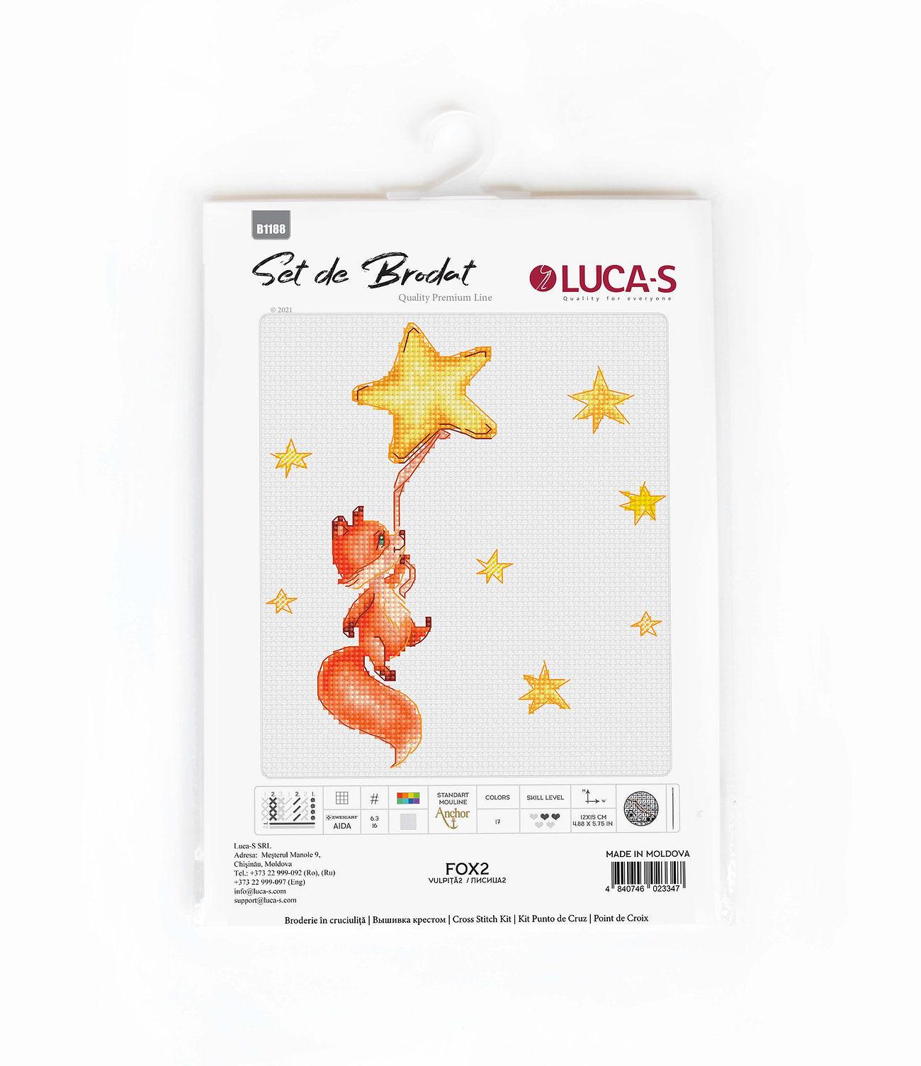 Cross Stitch Kit Luca-S - Fox (No.2) - HobbyJobby