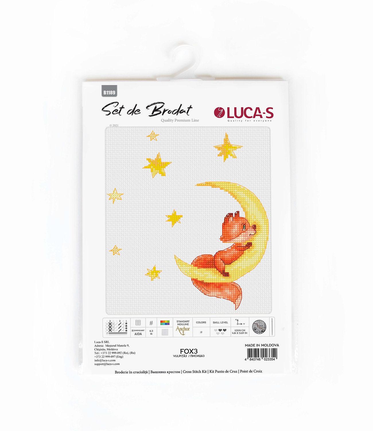 Cross Stitch Kit Luca-S - Fox (No.3) - HobbyJobby