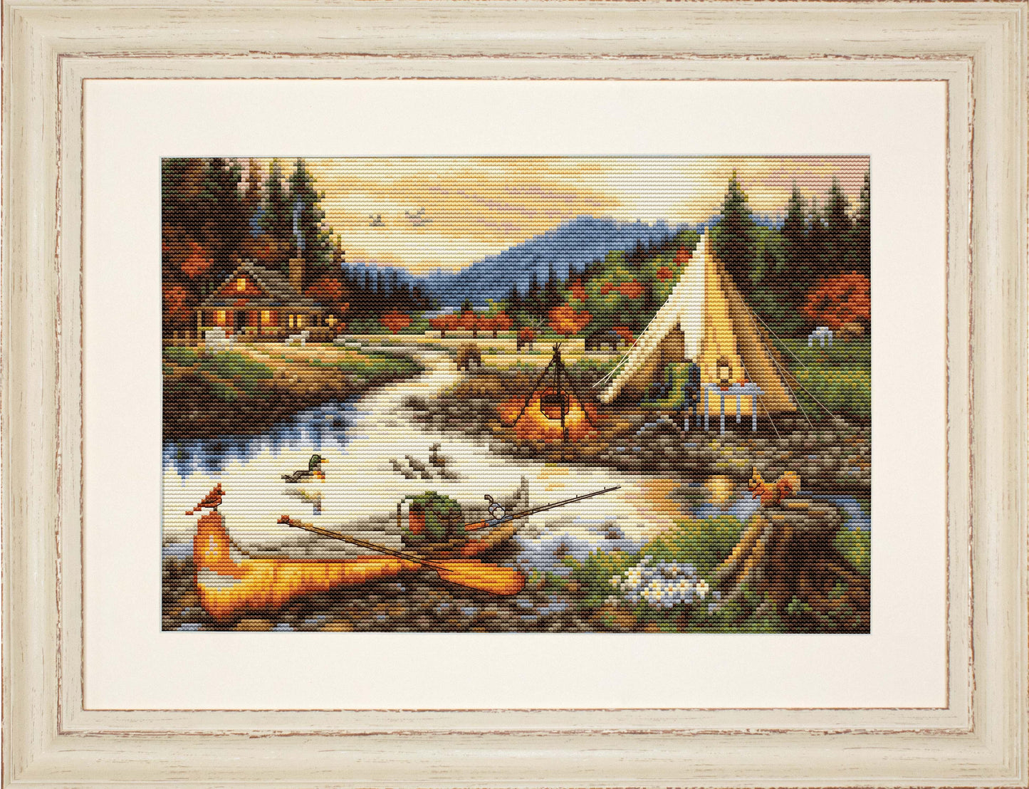 Cross Stitch Kit Luca-S - Gold Creek, BU5021 - Luca-S Cross Stitch Kits