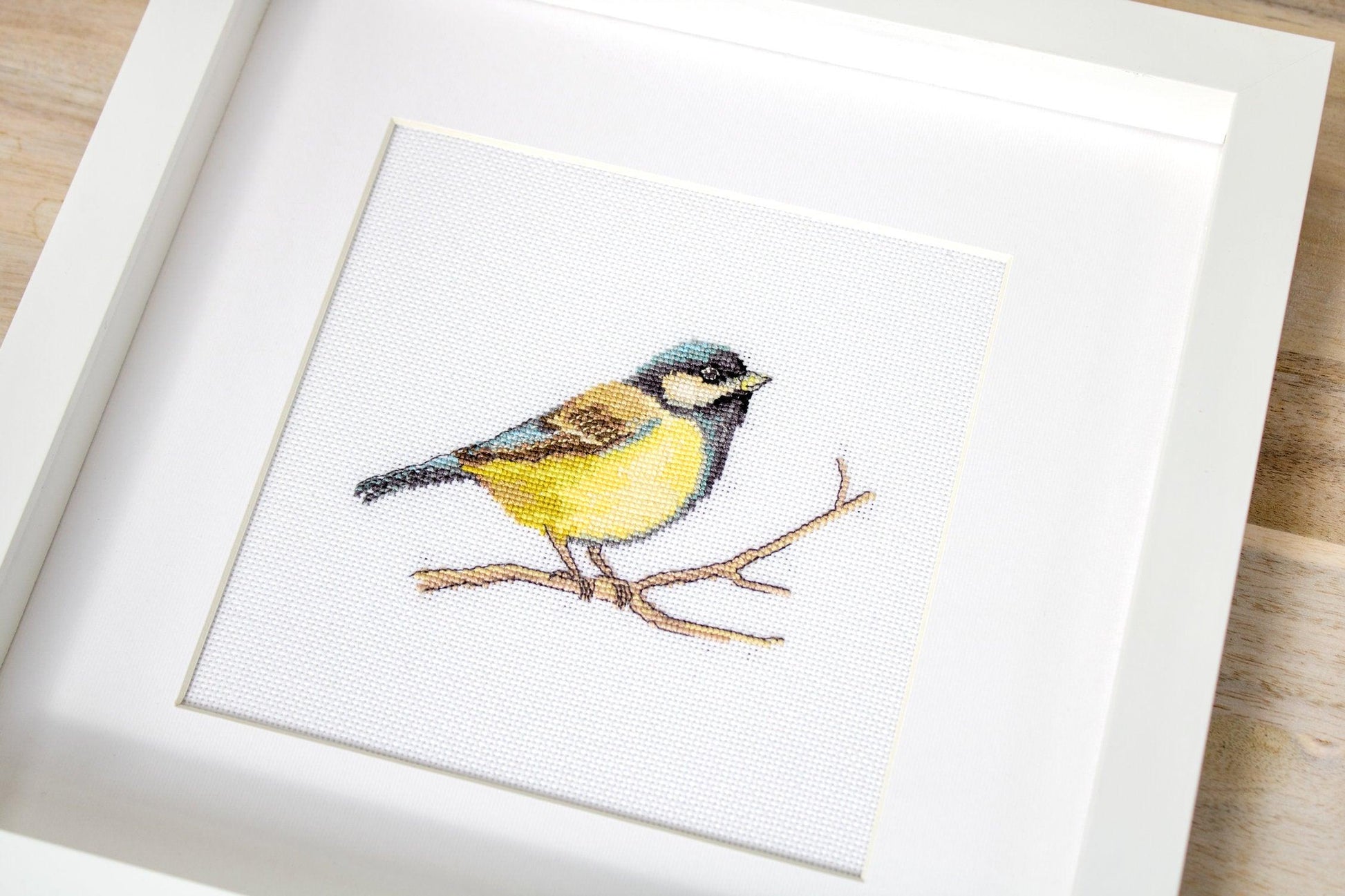 Cross Stitch Kit Luca-S - Great tit, B1155 - Luca-S