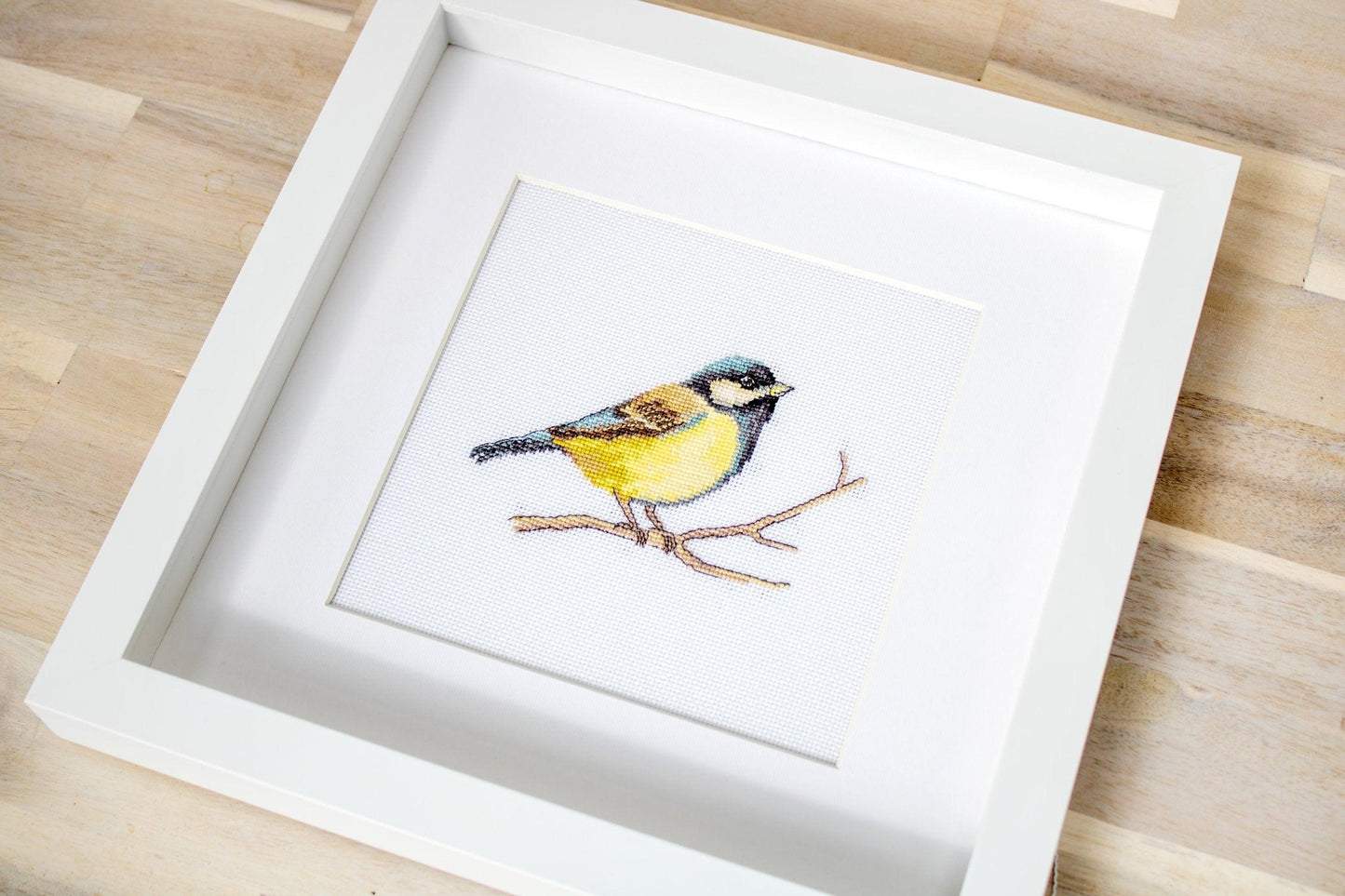 Cross Stitch Kit Luca-S - Great tit, B1155 - Luca-S