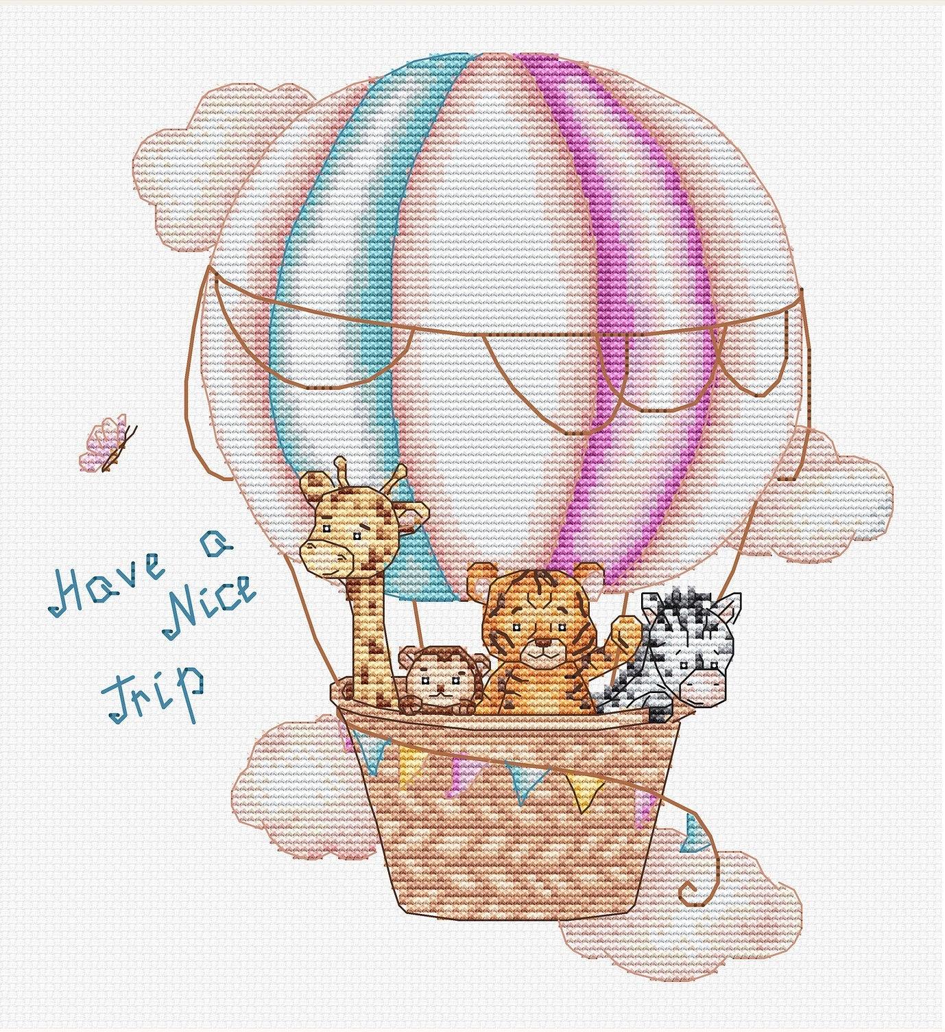 Cross Stitch Kit Luca-S - Have a Nice Trip - HobbyJobby