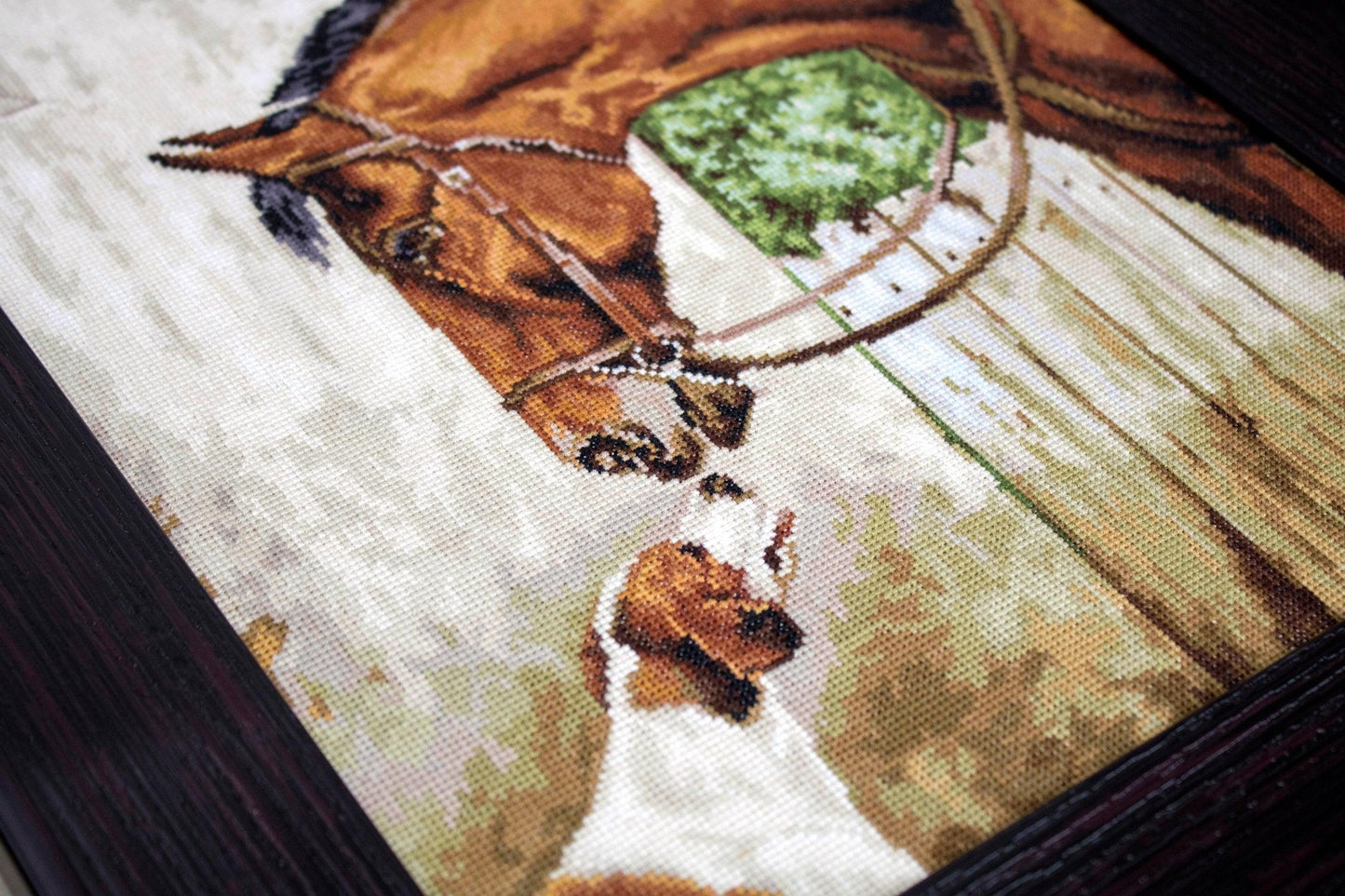 Cross Stitch Kit Luca-S - Hunter and Foxhound, B580 - Luca-S