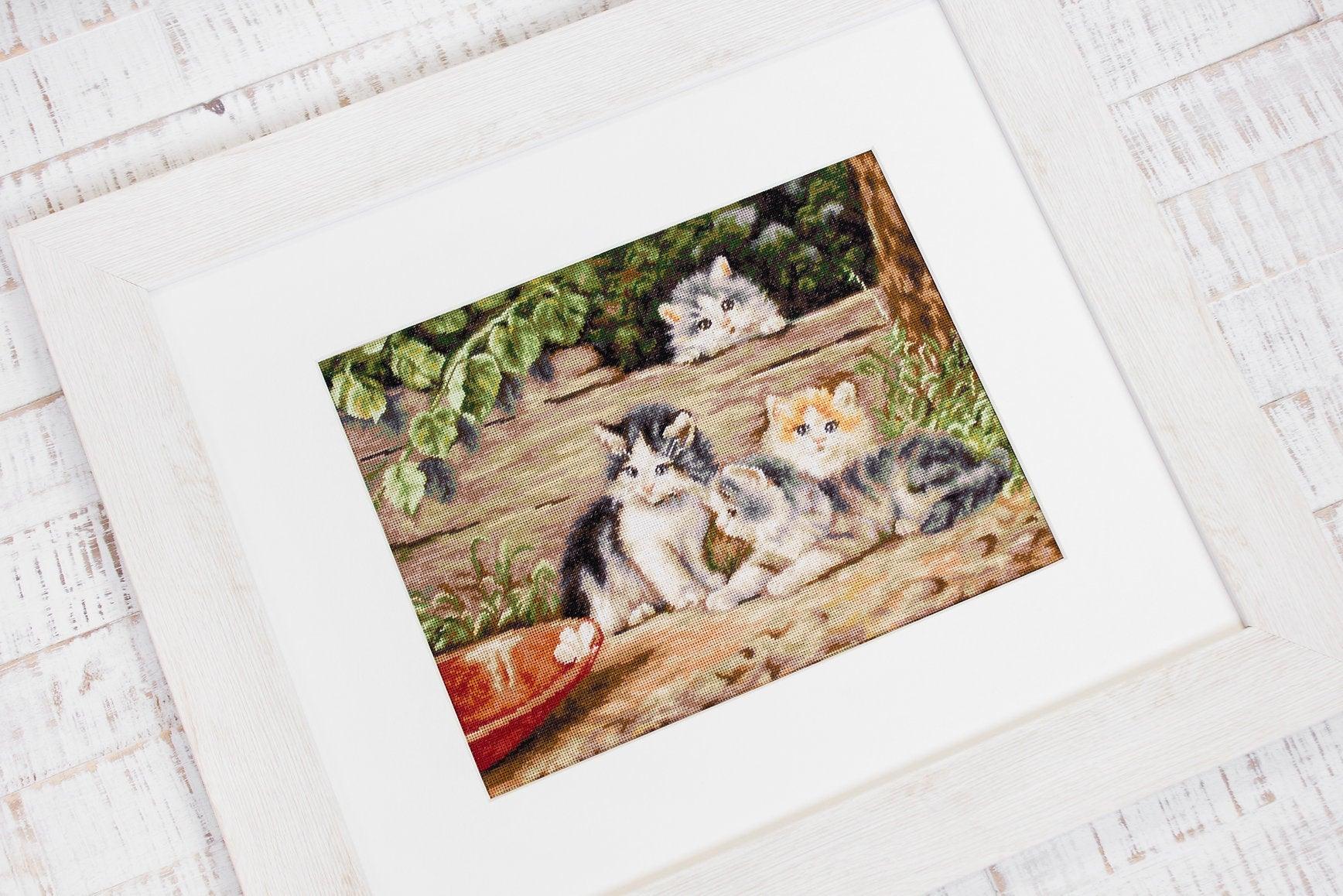 Cross Stitch Kit Luca-S - Kittens, B556 - Luca-S