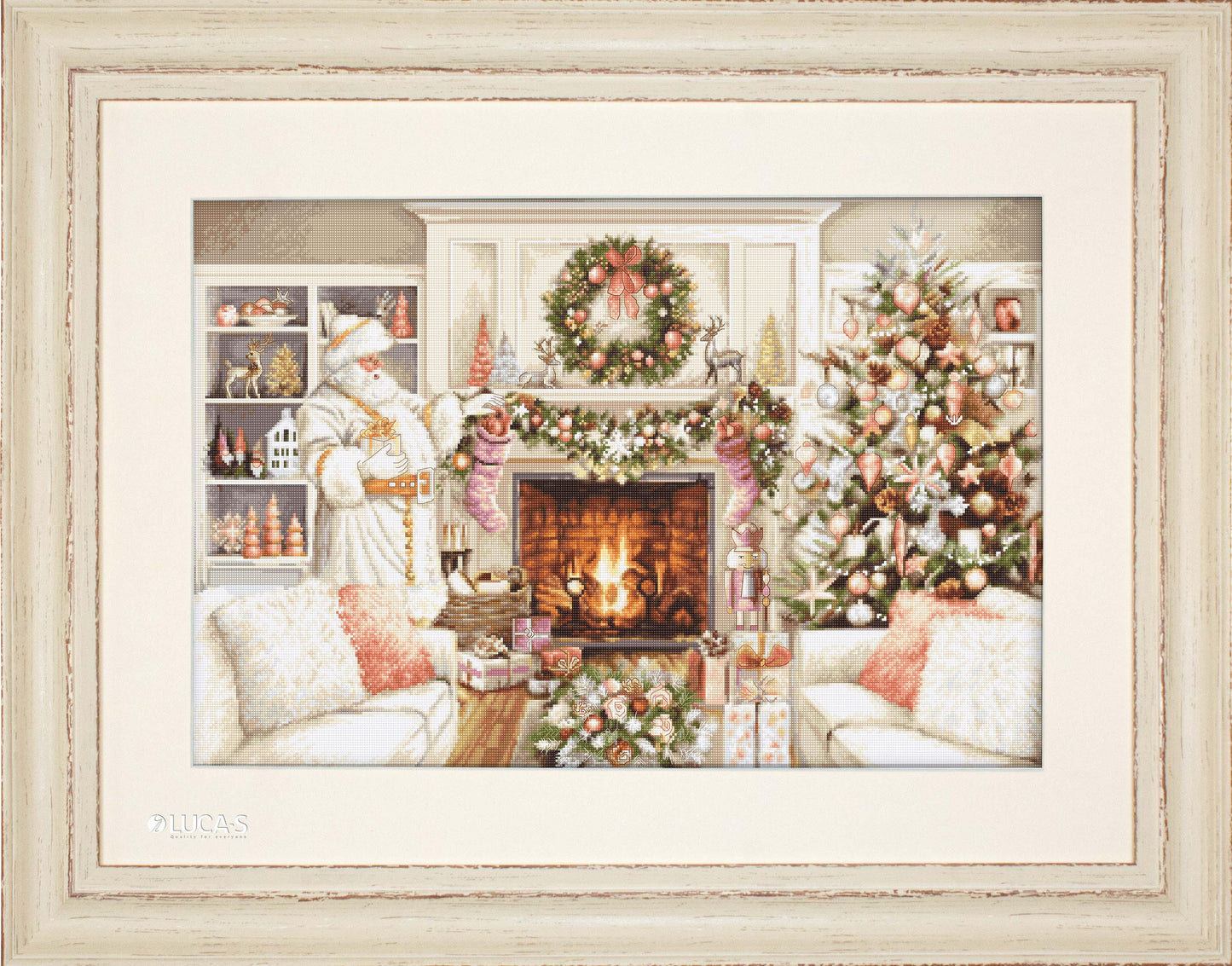 Cross Stitch Kit Luca-S - New Year, GOLD Collection, B2416 - Luca-S Cross Stitch Kits