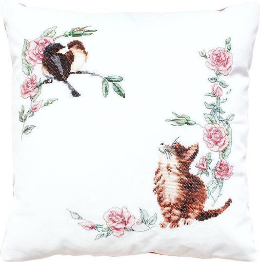 Cross Stitch Kit Luca-S | Pillowcase, PB108 - Luca-S Cross Stitch Kits