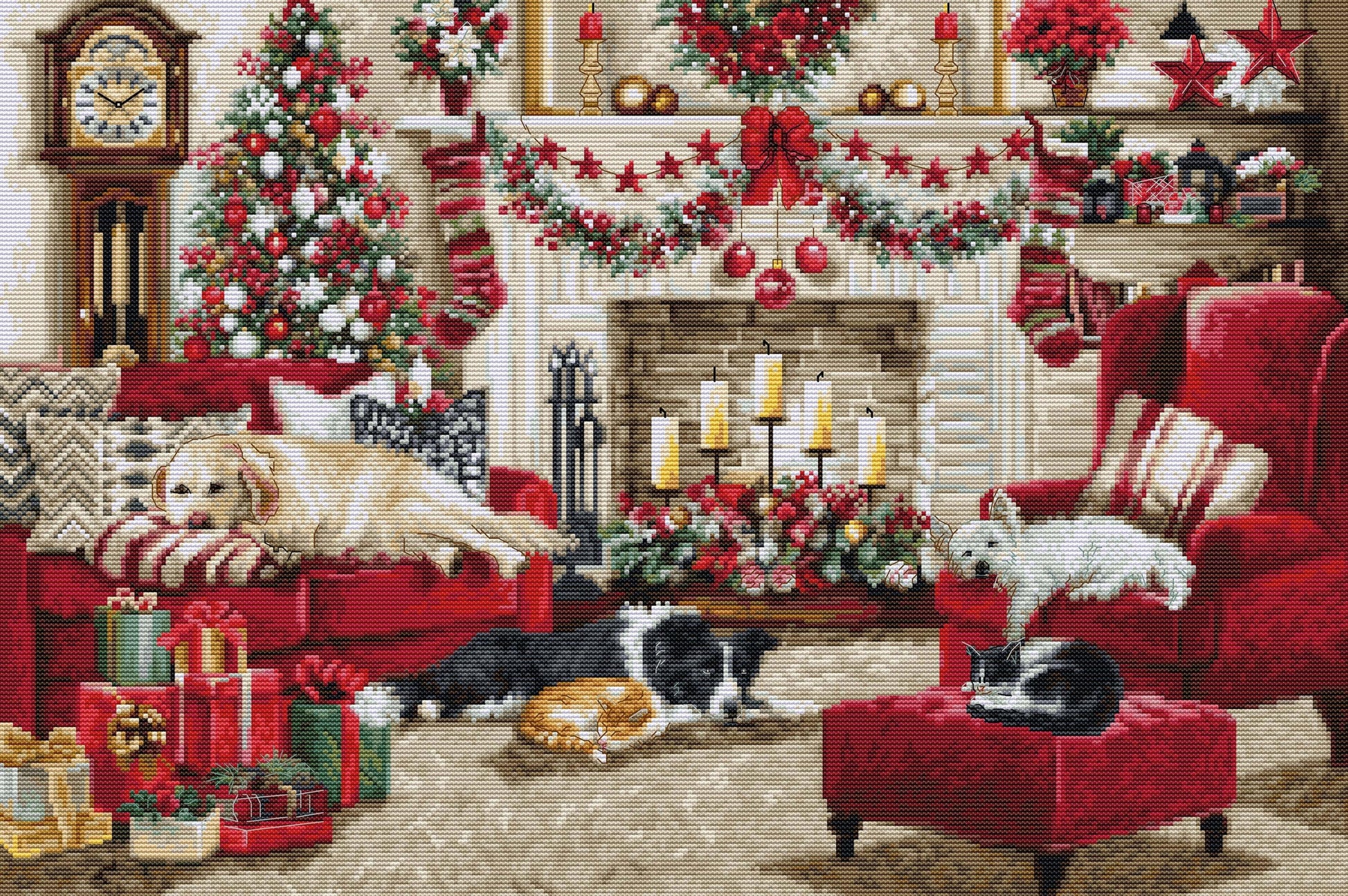 Cross Stitch Kit Luca-S - Pets Interior, BU5013 - Luca-S Cross Stitch Kits