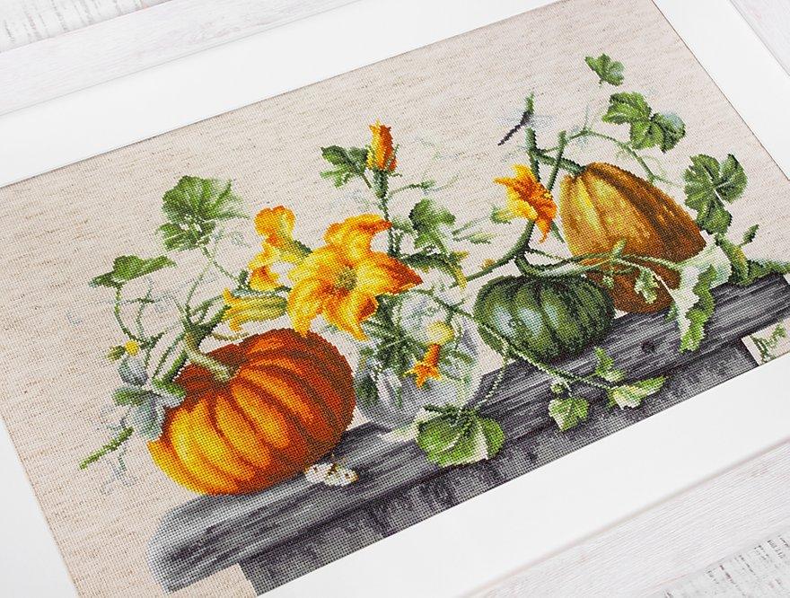 Cross Stitch Kit Luca-S - Pumpkins, B2303 - Luca-S