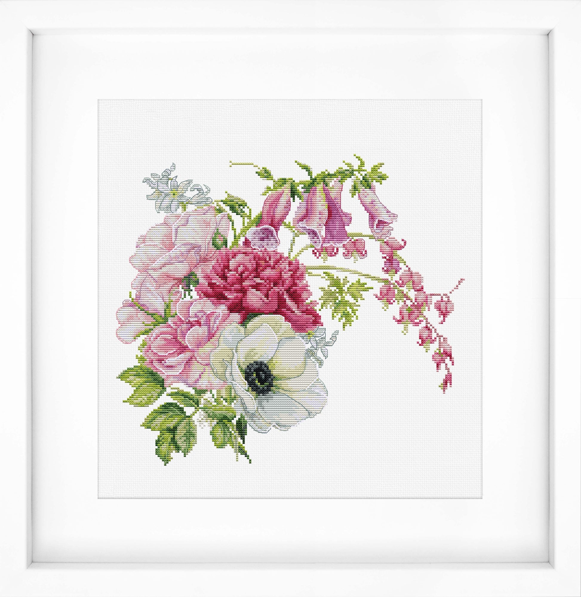 Cross Stitch Kit Luca-S - Spring Bouquet, B7018 - Luca-S Cross Stitch Kits