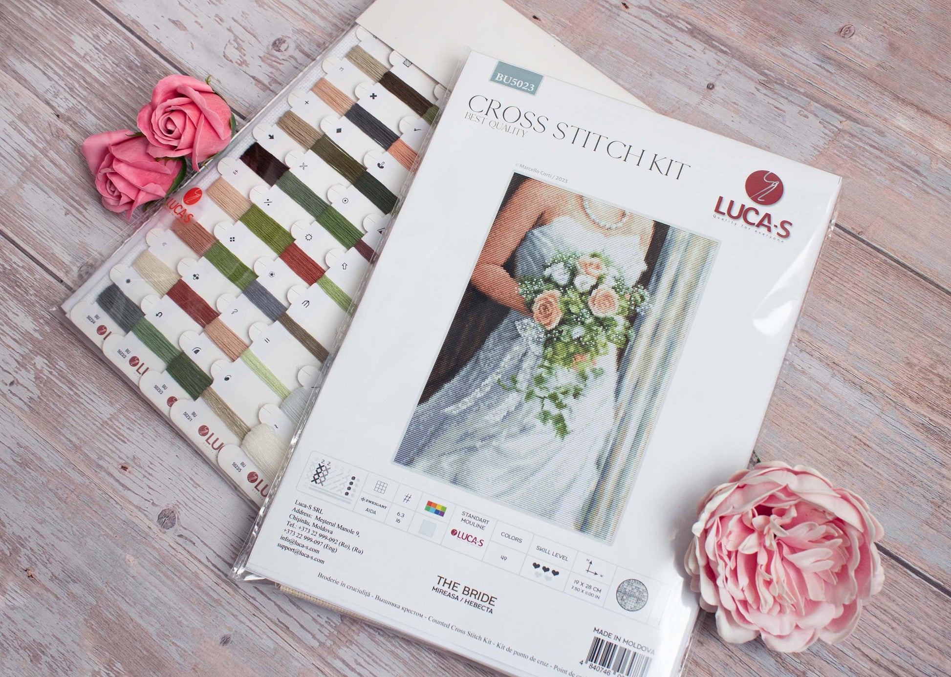 Cross Stitch Kit Luca-S - The Bride, BU5023 - Luca-S Cross Stitch Kits