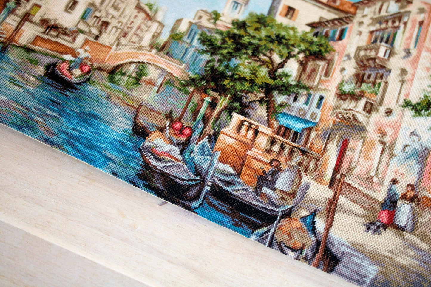 Cross Stitch Kit Luca-S - The streets of San Polo, B589 - Luca-S Cross Stitch Kits