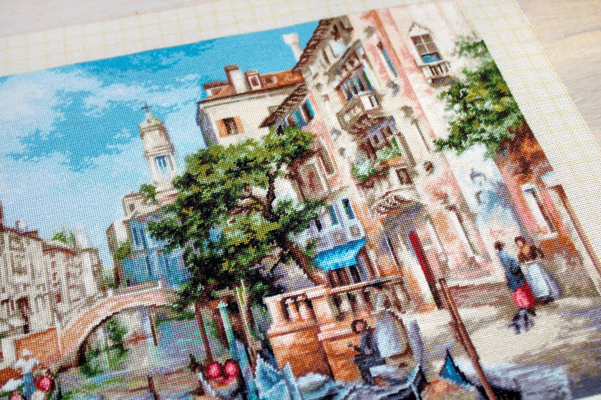 Cross Stitch Kit Luca-S - The streets of San Polo, B589 - Luca-S Cross Stitch Kits