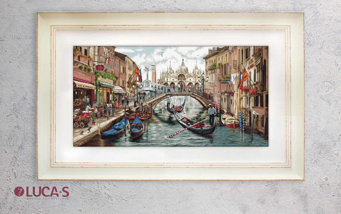 Cross Stitch Kit Luca-S - Venice, BU5003 - Luca-S