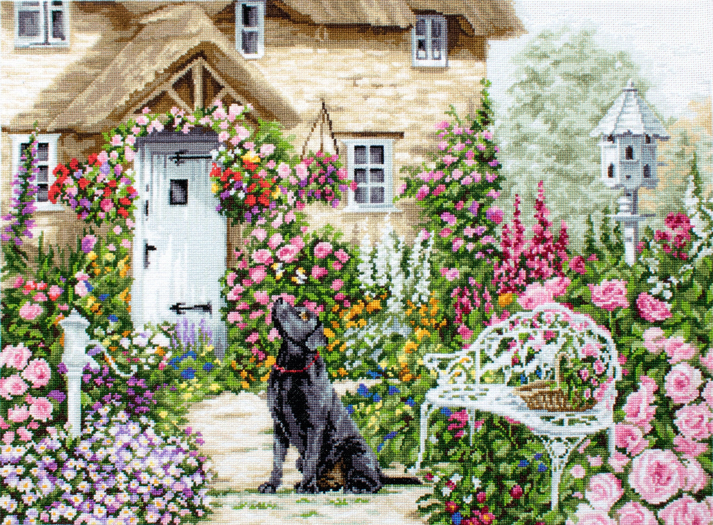 Cross Stitch Kit - The Cottage Garden, B2377 - Luca-S Cross Stitch Kits