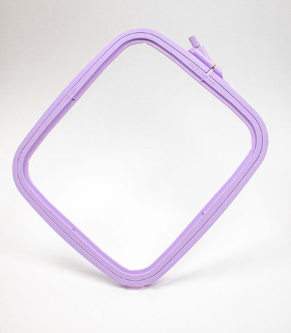 Cross Stitch Square Hoop, Purple - Nurge Embroidery Hoop - Luca-S Hoops