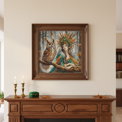 Dettaglio 11 del kit ricamo AVA P019 – La regina della foresta