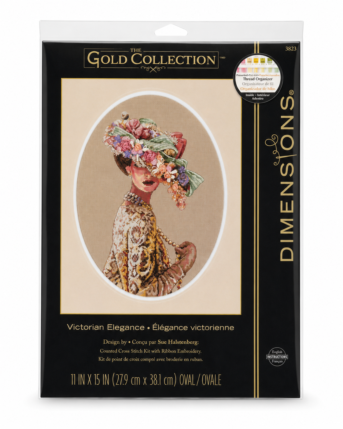03823 Kit punto croce Dimensions Gold Collection – Eleganza vittoriana
