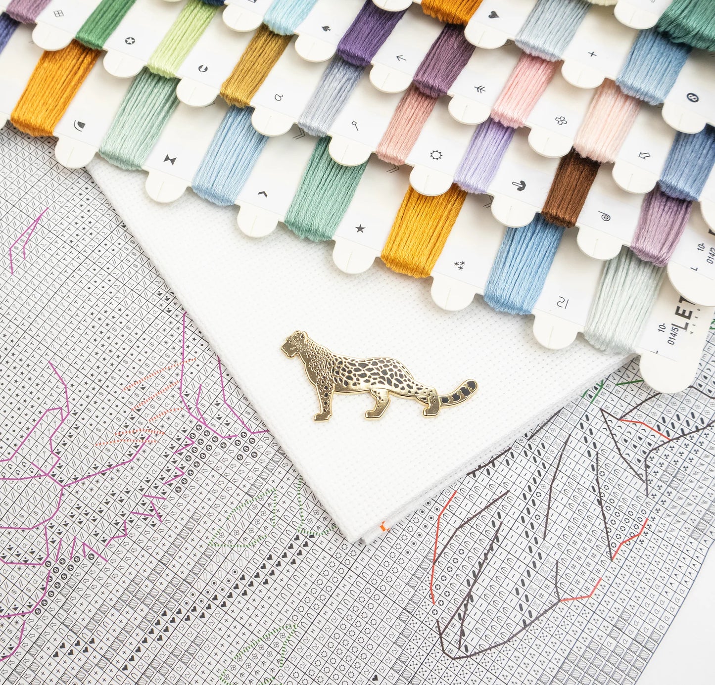 L10-014 Letistitch Tiger’s Embrace – filati, schema e accessori del kit punto croce