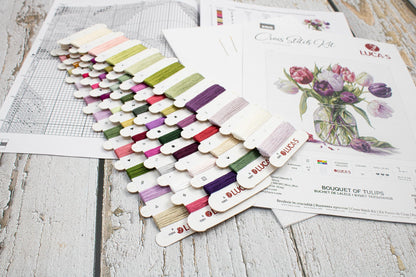 Luca-S B7029 cross stitch chart pattern embroidery details