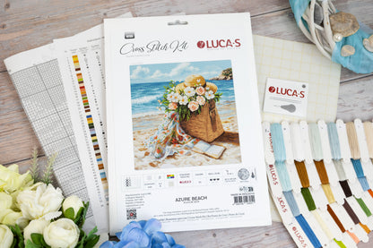 B735 Kit punto croce Luca-S – Azure Beach
