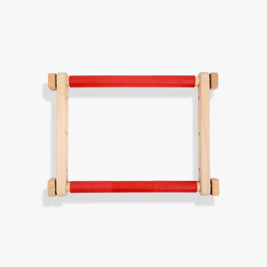 Telaio da ricamo in legno ecologico con clip Luca-S – 5 misure