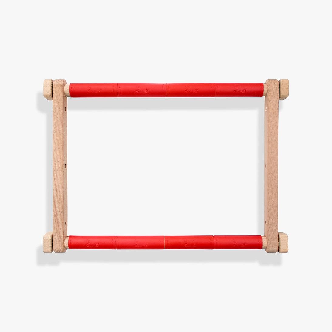 Telaio da ricamo in legno ecologico con clip Luca-S – 5 misure
