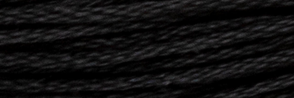 Dettaglio filato Mouliné Luca-S nero 100% cotone