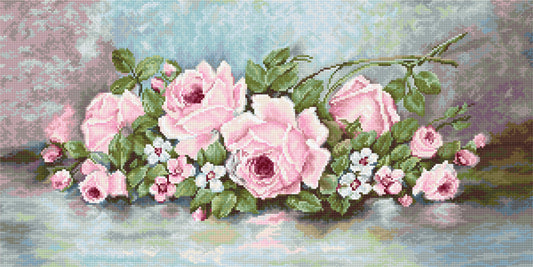 Petit Point Kit Luca-S - Roses G584 - Luca-S Petit Point Kits