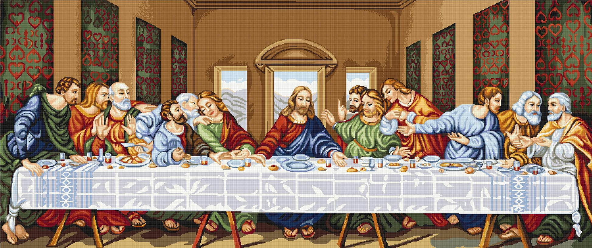 Petit Point Kit Luca-S - The Last Supper, G407 - Luca-S Petit Point Kits