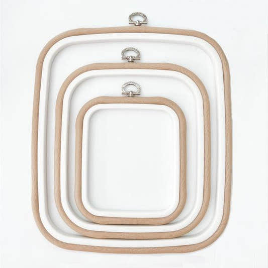 Sand Square Embroidery Hoop - Nurge Flexible Cross Stitch Hoop - Luca-S Hoops